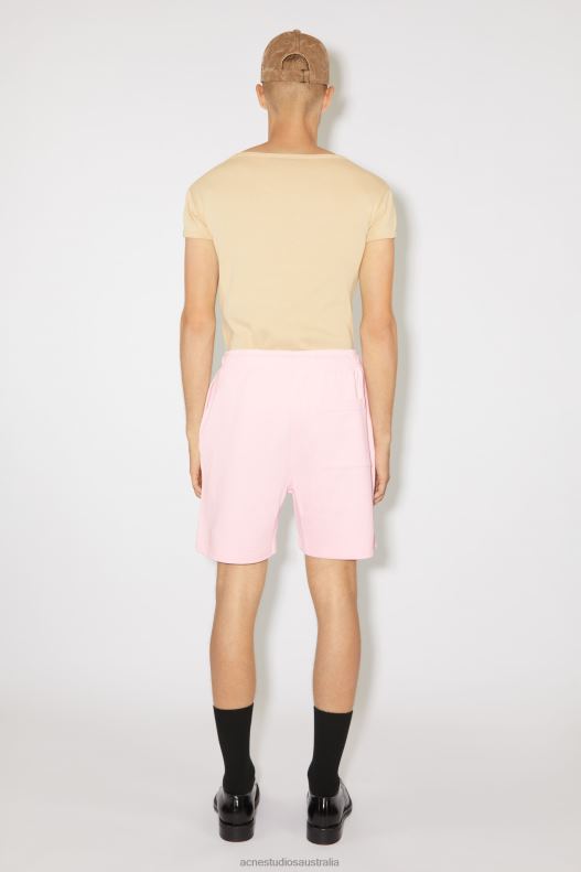 Cotton sweat shorts Unisex Light Pink Acne Studios R66LJ1073 Apparel