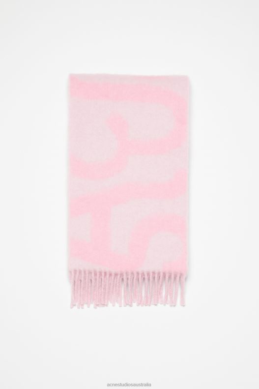 Logo scarf Pink Acne Studios R66LJ850 Accessories
