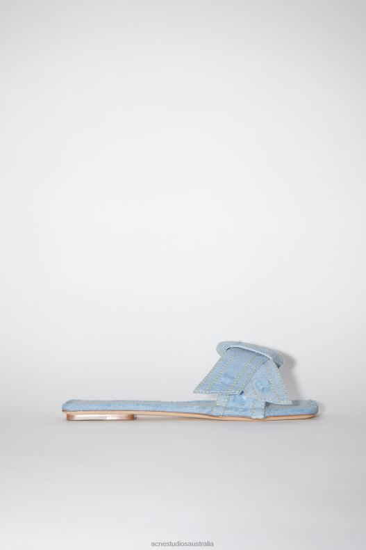 Musubi denim sandal Light Blue Acne Studios R66LJ765 Footwear