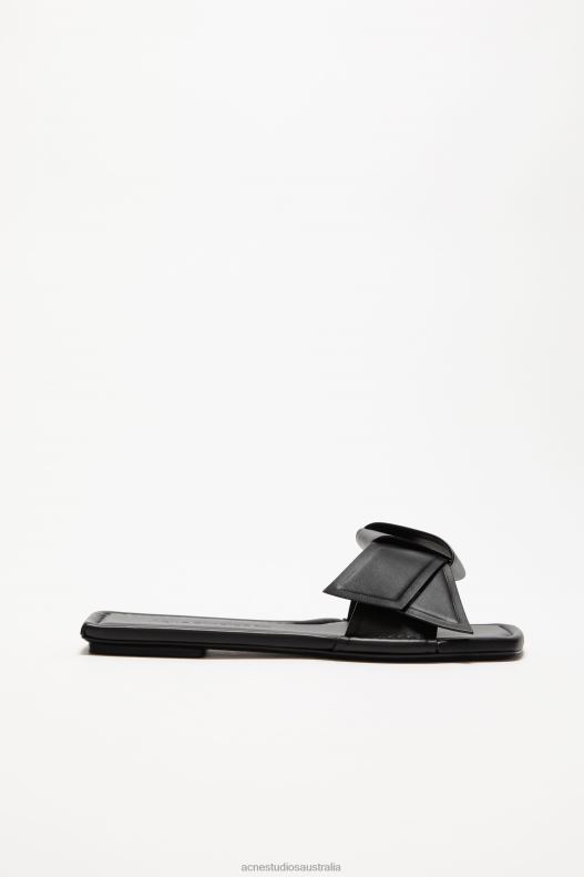 Musubi leather sandal Black Acne Studios R66LJ487 Footwear