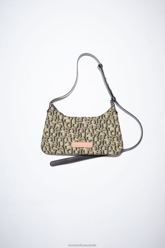 Platt mini shoulder bag Beige/Black Acne Studios R66LJ794 Accessories