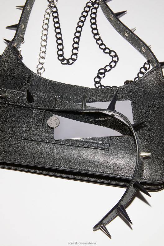 Platt spike mini shoulder bag Black Acne Studios R66LJ489 Accessories