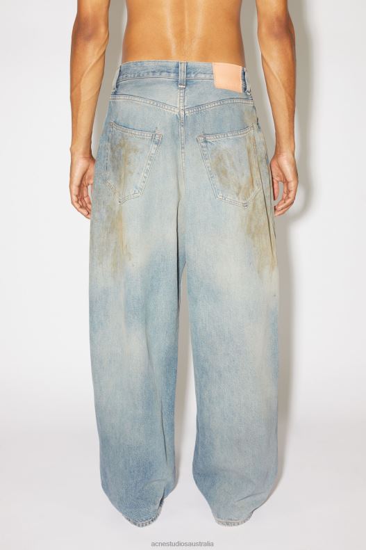 Super baggy fit jeans - 2023 Unisex Mid Blue Acne Studios R66LJ1205 Apparel