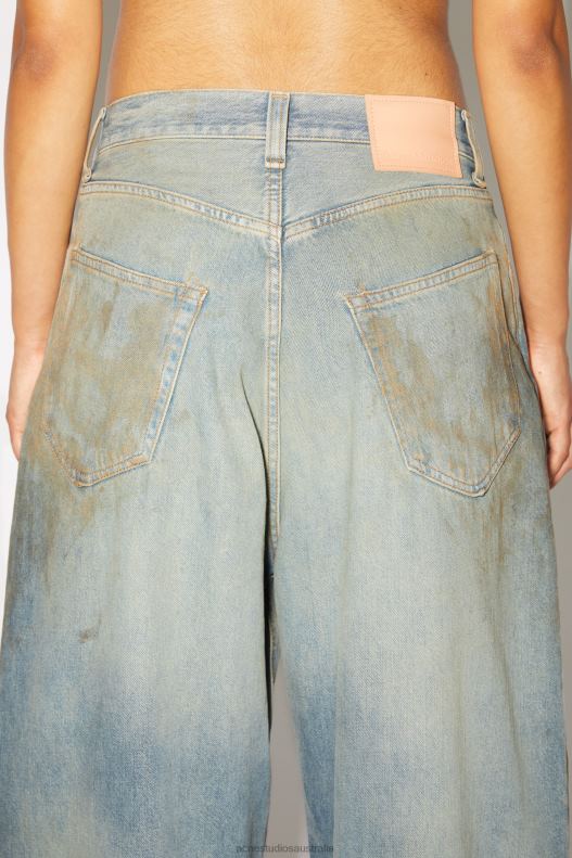 Super baggy fit jeans - 2023 Unisex Mid Blue Acne Studios R66LJ437 Apparel