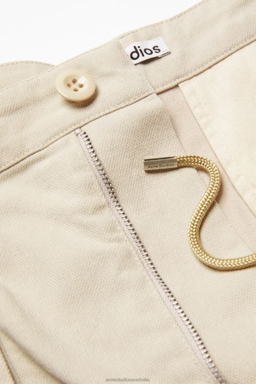 Twill trousers Ivory White Acne Studios R66LJ1039 Apparel
