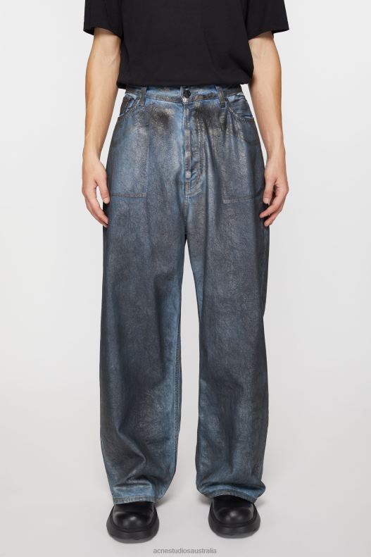 Super baggy fit jeans - 2023M Silver/Blue Acne Studios R66LJ1045 Apparel
